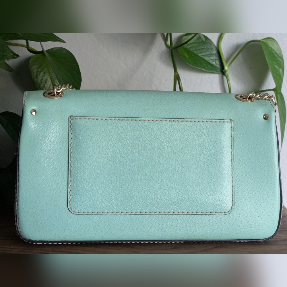 Kate Spade Mint Green Purse. - Picture 7 of 16